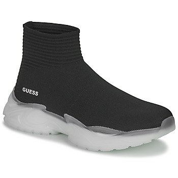 Guess BELLUNO SOCK men's Shoes (High-top Trainers) in Black