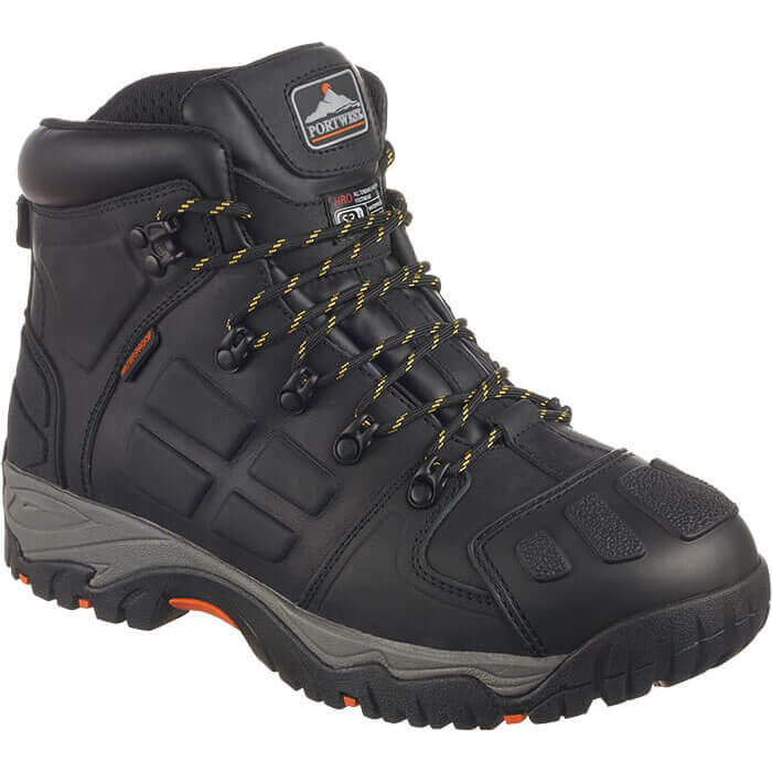 Portwest Mens Steelite Monsal Steel Toe Cap Safety Boots Black Size 10.5